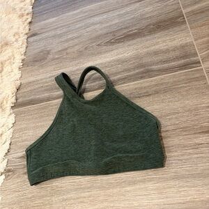 Beyond Yoga Dark Green Sports Bra